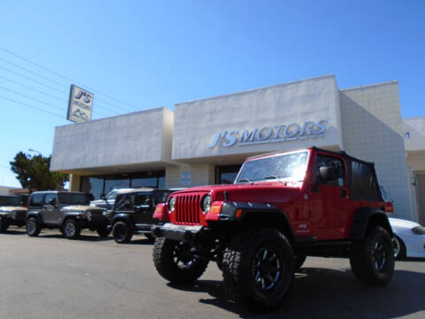 2005 Jeep Wrangler for sale at J'S MOTORS in San Diego CA