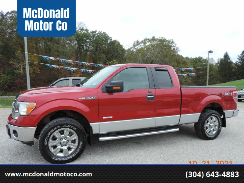 2012 Ford F-150 for sale at McDonald Motor Co in Harrisville WV