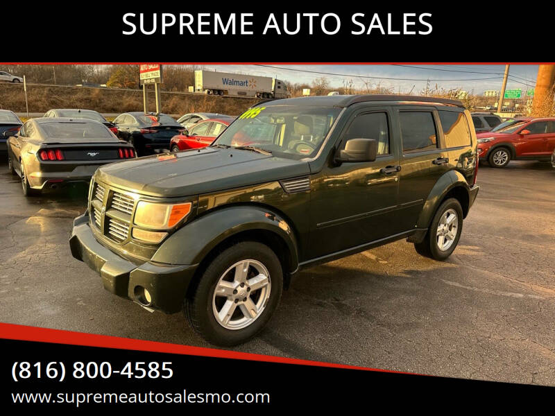 2010 Dodge Nitro for sale at SUPREME AUTO SALES in Grandview MO