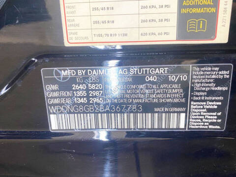 2011 Mercedes-Benz S-Class S 550 4MATIC