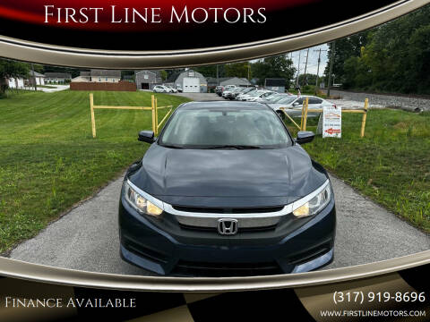 2017 Honda Civic for sale at First Line Motors in Jamestown IN