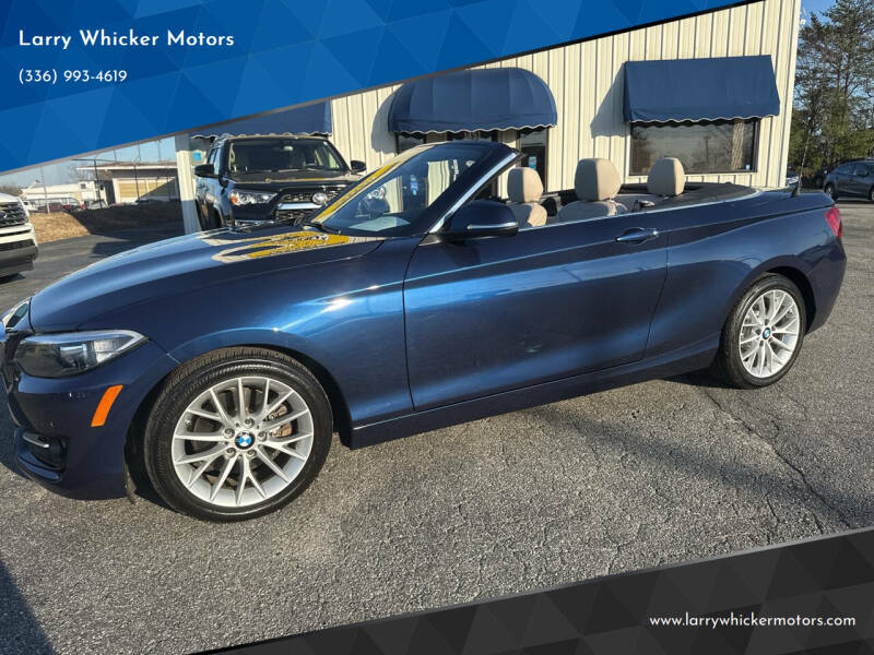 2016 BMW 2 Series for sale at Larry Whicker Motors in Kernersville NC