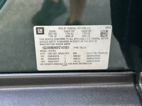 2015 Chevrolet Silverado 1500 LT