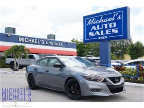 2017 Nissan Maxima for sale at Michael's Auto Sales Corp in Hollywood FL