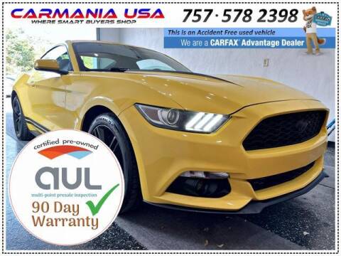 2015 Ford Mustang for sale at CARMANIA USA in Chesapeake VA