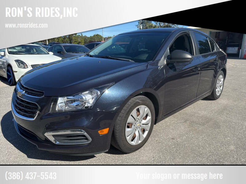 2015 Chevrolet Cruze for sale at RON'S RIDES,INC in Bunnell FL