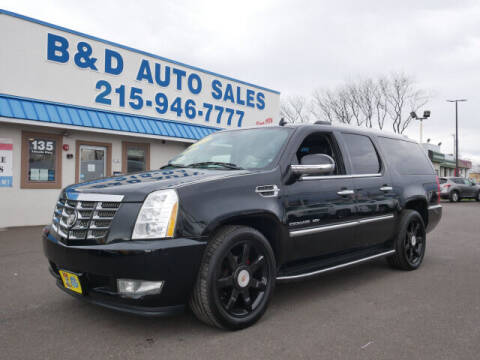 2013 Cadillac Escalade ESV for sale at B & D Auto Sales Inc. in Fairless Hills PA