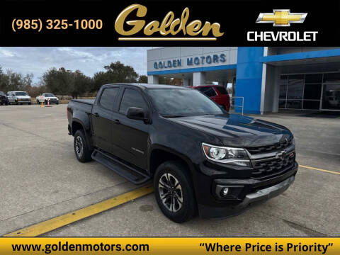 2022 Chevrolet Colorado for sale at GOLDEN MOTORS in Cut Off LA