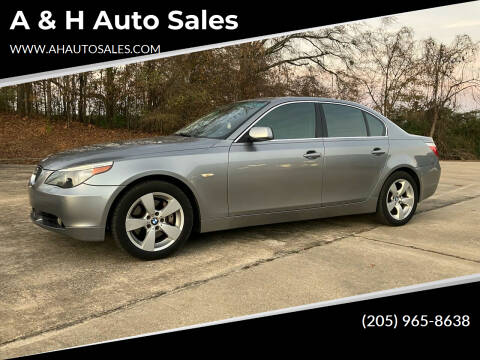 2007 BMW 5 Series for sale at A & H Auto Sales in Clanton AL