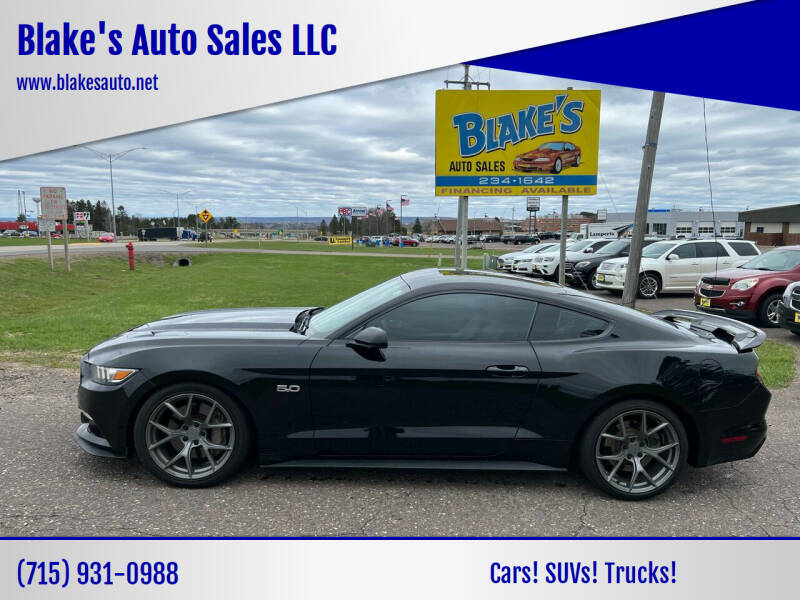 2017 Ford Mustang for sale at Blake's Auto Sales LLC in Rice Lake WI