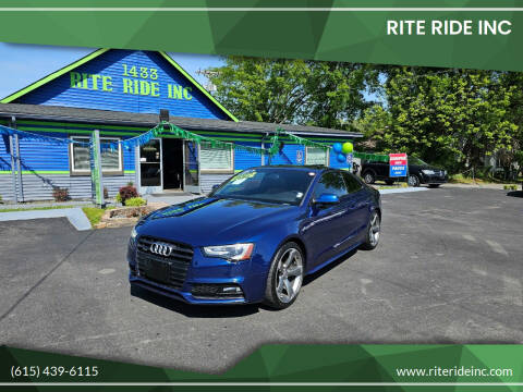 2015 Audi A5 for sale at Rite Ride Inc in Murfreesboro TN
