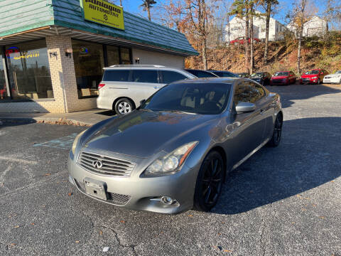 2011 Infiniti G37 Coupe for sale at Diana Rico LLC in Dalton GA