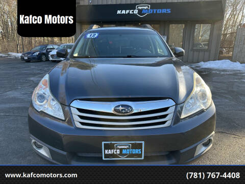 2012 Subaru Outback for sale at Kafco Motors in Holbrook MA