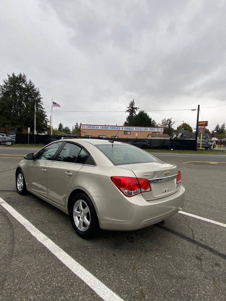 2013 Chevrolet Cruze for sale at Quality Auto Sales in Tacoma, WA