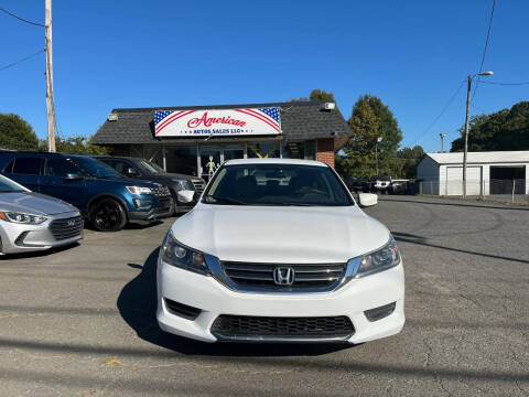 2015 Honda Accord for sale at American Auto Sales LLC in Charlotte NC