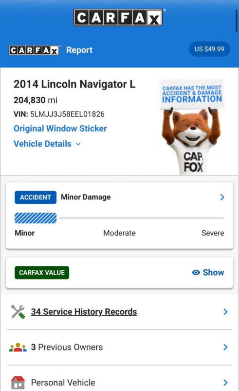 2014 Lincoln Navigator L