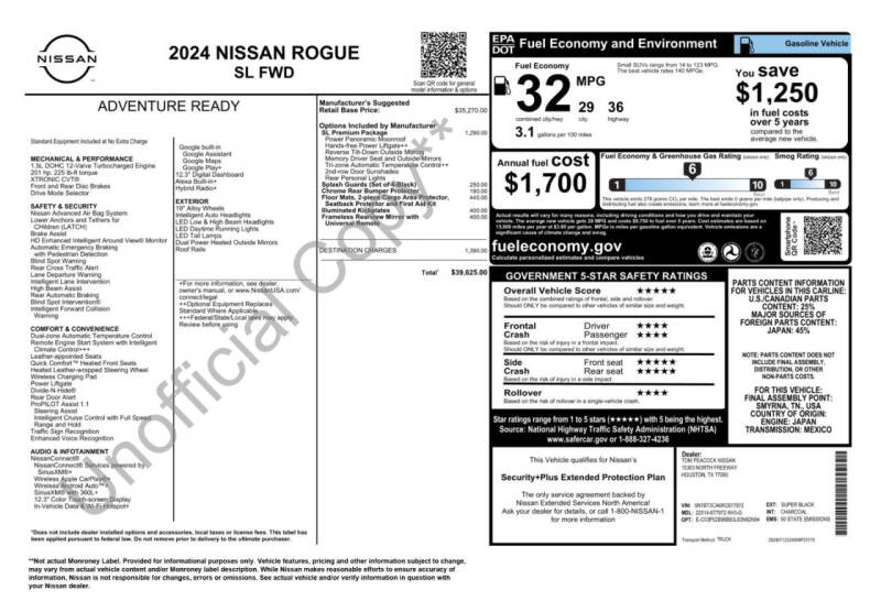2024 Nissan Rogue SL