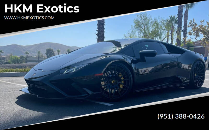 2021 Lamborghini Huracan for sale at HKM Exotics in Corona CA