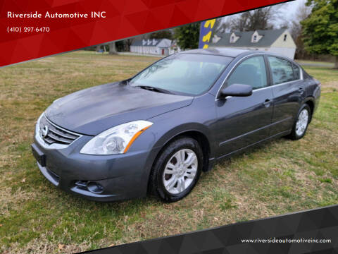 2010 Nissan Altima for sale at Riverside Automotive INC in Aberdeen MD