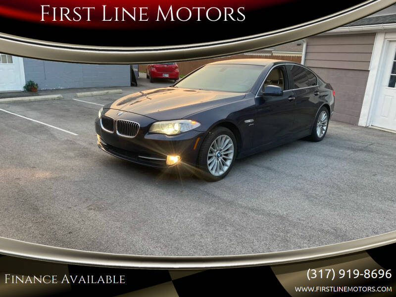2011 BMW 5 Series for sale at First Line Motors in Brownsburg IN