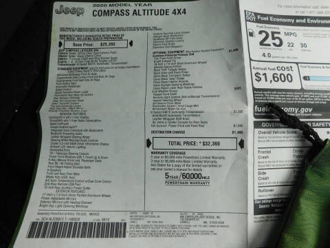 2020 Jeep Compass Altitude