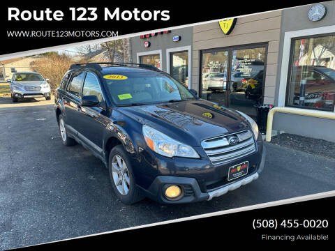 2013 Subaru Outback for sale at Route 123 Motors in Norton MA