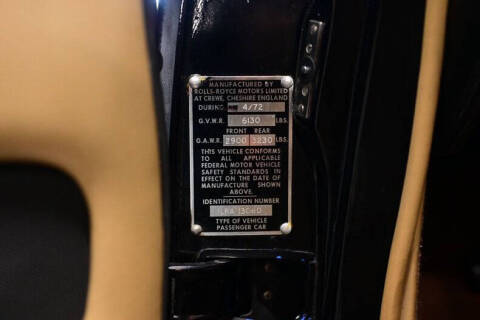 1972 Rolls-Royce SILVER CLOUD LWB