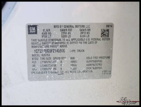 2015 GMC Sierra 2500HD