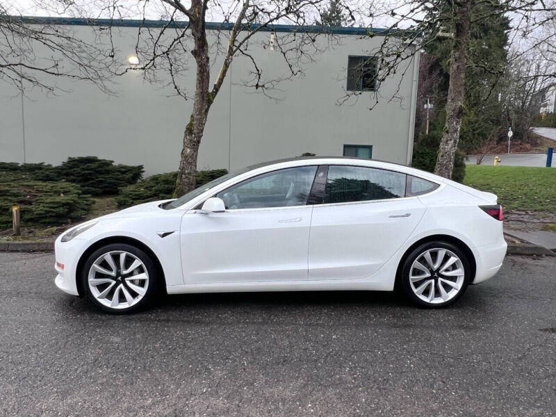 Used 2018 Tesla Model 3 Long Range with VIN 5YJ3E1EA1JF008214 for sale in Kirkland, WA