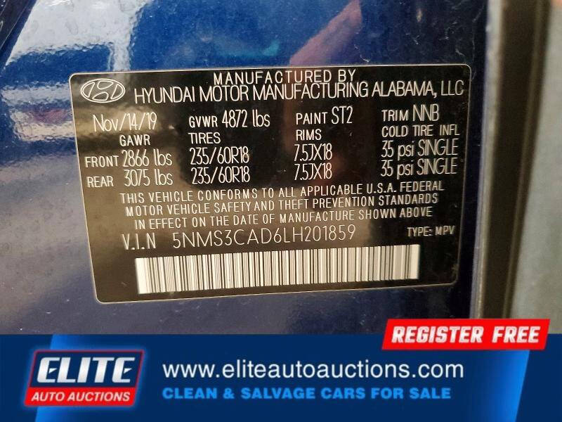 2020 Hyundai Santa Fe SEL