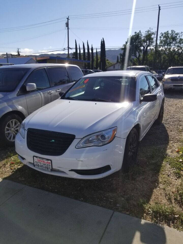White 2014 Chrysler 200 LX LX 4dr Sedan 1