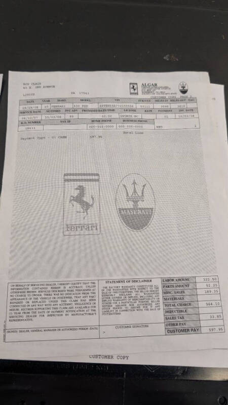 2007 Ferrari F430 F1 Spider