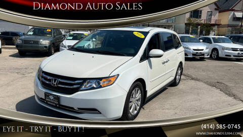 2016 Honda Odyssey for sale at DIAMOND AUTO SALES LLC in Milwaukee WI