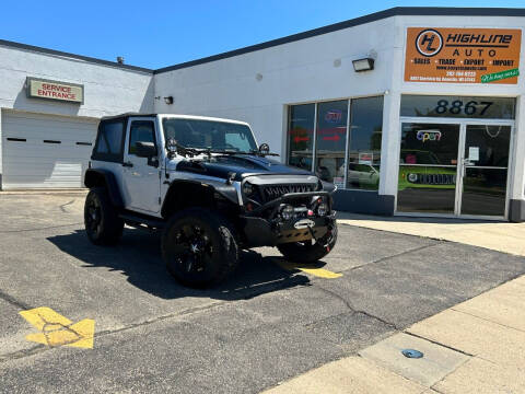 2010 Jeep Wrangler for sale at HIGHLINE AUTO LLC in Kenosha WI