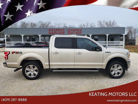 2018 Ford F-150 for sale at KEATING MOTORS LLC in Sour Lake TX