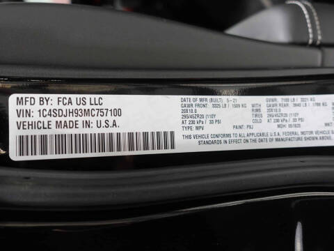 2021 Dodge Durango SRT Hellcat