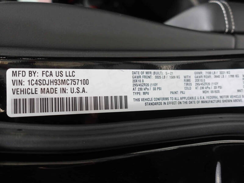 2021 Dodge Durango SRT Hellcat