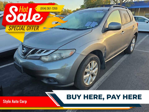 2013 Nissan Murano for sale at Styln Auto Corp in West Park FL