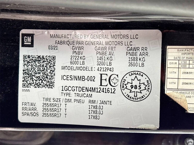 2021 Chevrolet Colorado