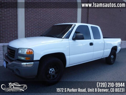 2006 GMC Sierra 1500 for sale at SAM'S AUTOMOTIVE in Denver CO
