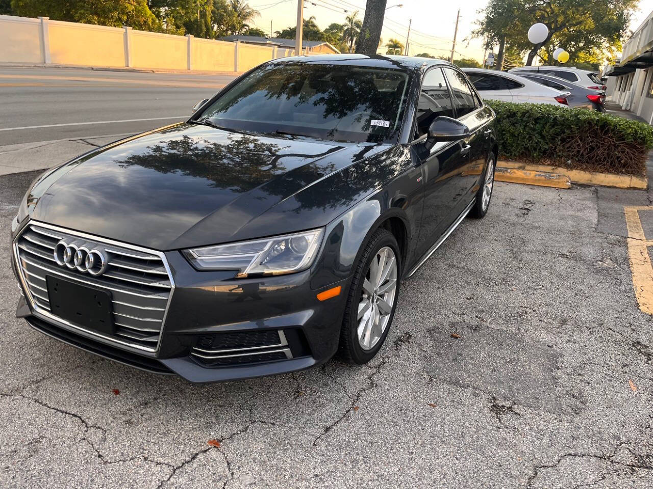 2018 Audi A4 for sale at M & J UNITED AUTO SALES in LAUDERDALE LAKES, FL