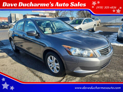 2008 Honda Accord for sale at Dave Ducharme's Auto Sales in Lowell MA