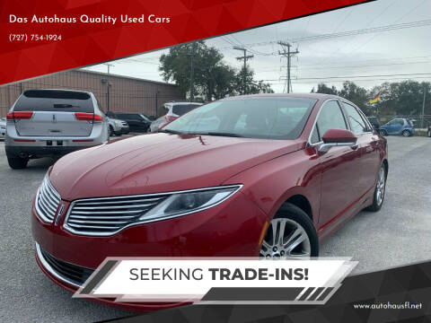 2015 Lincoln MKZ for sale at Das Autohaus Quality Used Cars in Clearwater FL