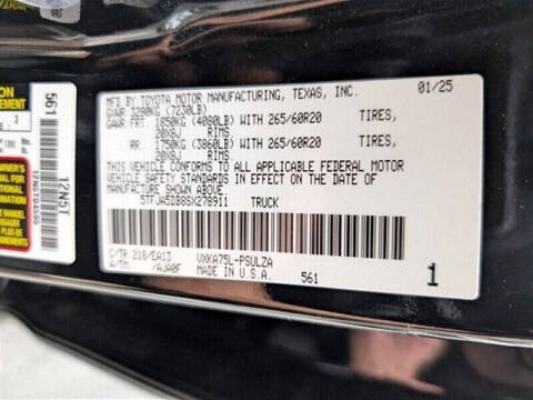 2025 Toyota Tundra Limited