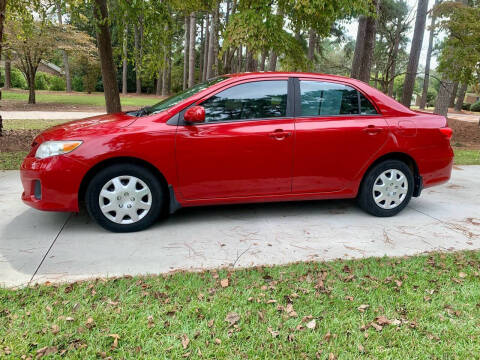 2012 Toyota Corolla for sale at Poole Automotive in Laurinburg NC