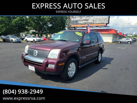 2008 Mercury Mountaineer for sale at EXPRESS AUTO SALES in Midlothian VA