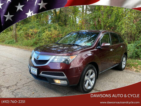 2012 Acura MDX for sale at Dawsons Auto & Cycle in Glen Burnie MD