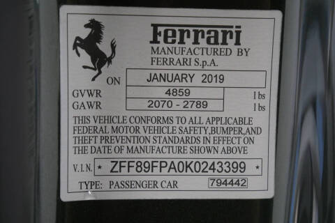 2019 Ferrari Portofino
