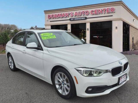 2018 BMW 3 Series for sale at DORMANS AUTO CENTER OF SEEKONK in Seekonk MA