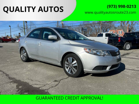 2013 Kia Forte for sale at QUALITY AUTOS in Hamburg NJ